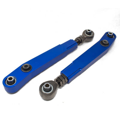 MITSUBISHI LANCER EVOLUTION (CT9A) 2003-06 GEN2 ADJUSTABLE REAR LOWER CONTROL ARMS (BLUE)