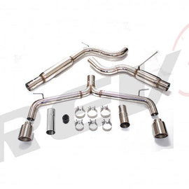 Volkswagen Golf GTI MK8 2022+UP 2.0L Turbocharged, Cat-Back Straight Pipe Exhaust Kit