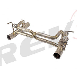 Ferrari 488 GTB / Spider 2015-20 FlowMAXX Axle-Back Dual Tone Exhaust System - Titanium
