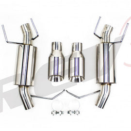 Ford Mustang 11-14 V6, 2.5" Axle Back FlowMaxx Exhaust Kit, Sport Muffler