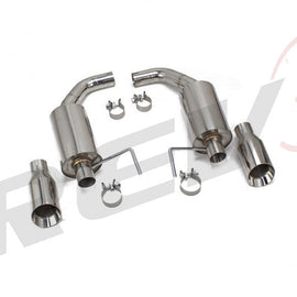 Ford Mustang 2.3L EcoBoost/3.7L V6 2015-17 FlowMaxx Stainless Axle-Back Exhaust System