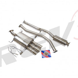 Honda Civic Hatchback Sport 1.5T (FK) 2017-21 2.75" FlowMaxx Stainless Center Exit Catback Exhaust Kit