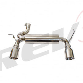 Jeep Wrangler 3.6L 3.8L (JK) 2007-18 FlowMaxx 2.5" Stainless Axle-Back Exhaust Kit