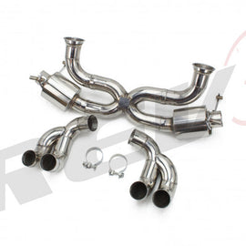 X-Pipe Cat-Back Exhaust Kit, Stainless, 3 Inch, Lamborghini Gallardo 2009-14