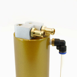 UNIVERSAL ALUMINUM OIL CATCH CAN WITH HOSE KIT, 750ML